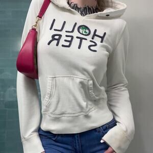 Y2k fitted hoodie Hollister